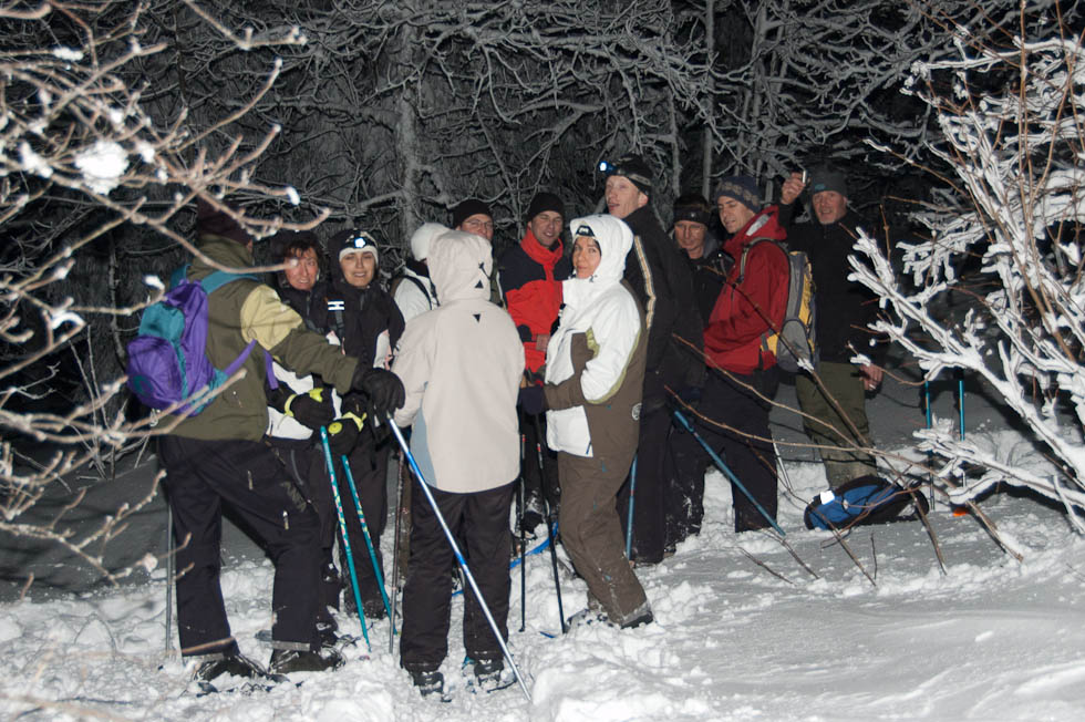 Sortie raquettes 2009 à la Tête de Ran